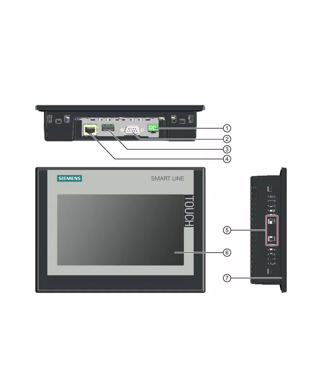 Siemens 6AV6648-0CC11-3AX0 SIMATIC HMI SMART 700 IE V3