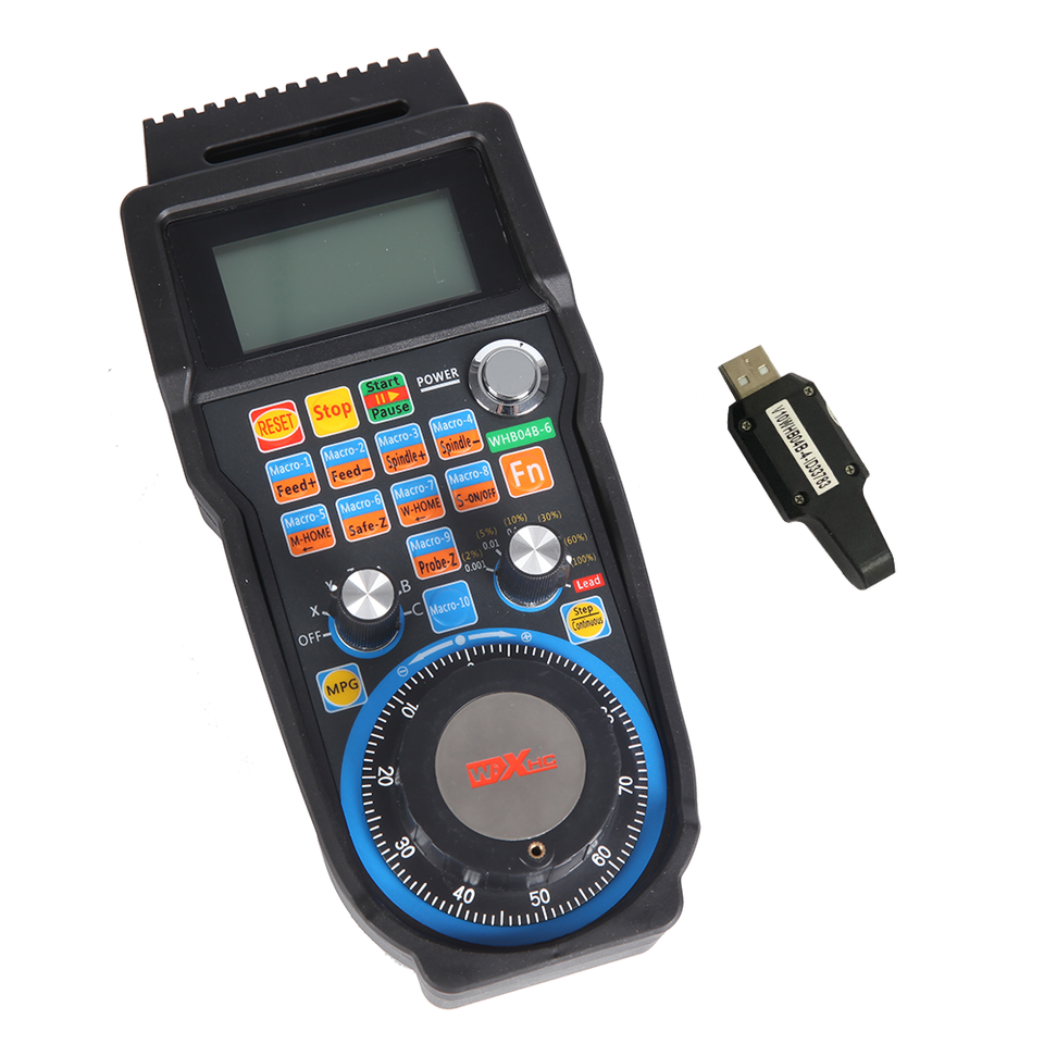 XHC Mach3 usb Remote Control CNC usb pendant WHB04B – Kolly CNC