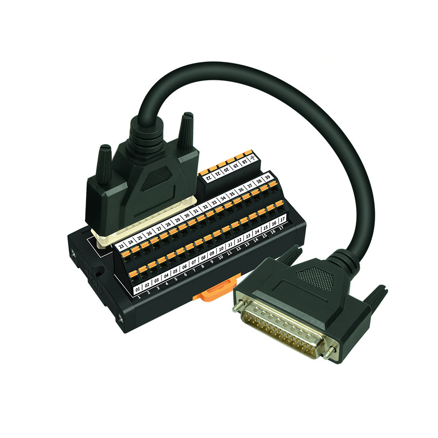 DB44 relay terminal block express wiring crimp for Delta B2 leisai inv ...