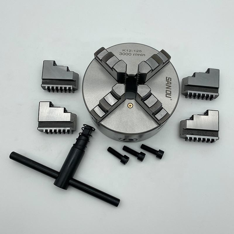 4 jaw lathe chuck k12 series self-centering lathe chuck with 80-500mm machine tool accessory for bench lathe at discount