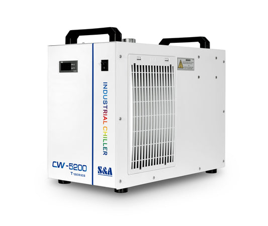 S&A CW5200 Water Cooler Industrial Chiller For CNC Spindle and Co2 Laser Cutting Engraving Machine