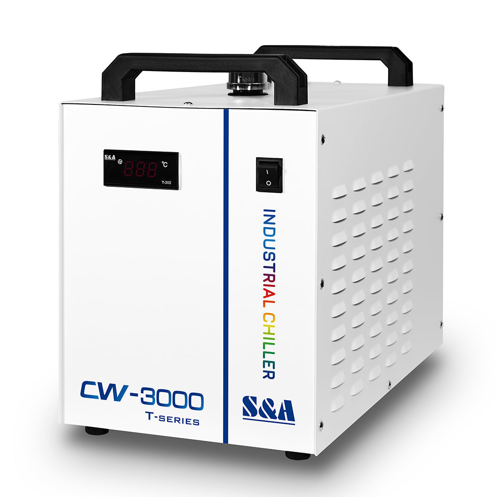 S&A CW3000 Water Cooler Industrial Chiller For CNC Spindle and Co2 Laser Cutting Engraving Machine