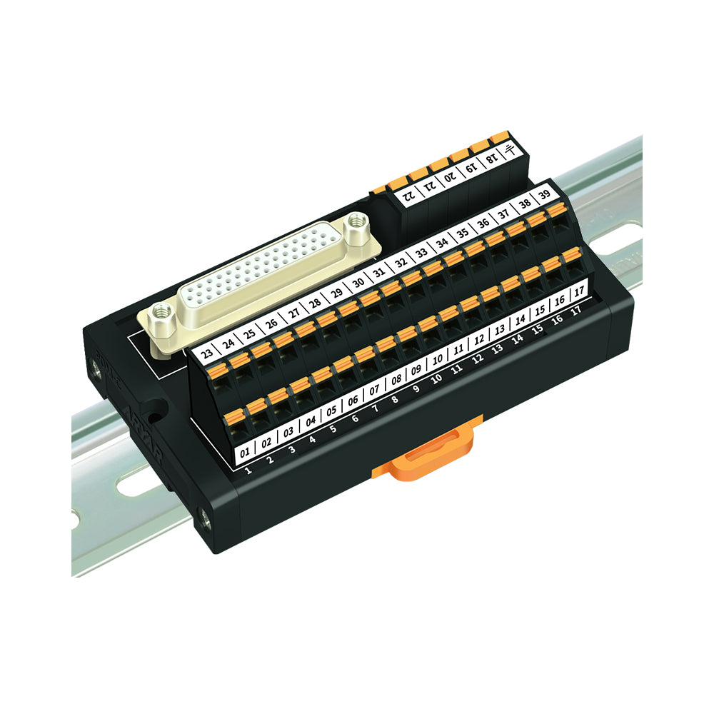 DB44 relay terminal block express wiring crimp for Delta B2 leisai invt inovance and other servo wiring Servo terminal block