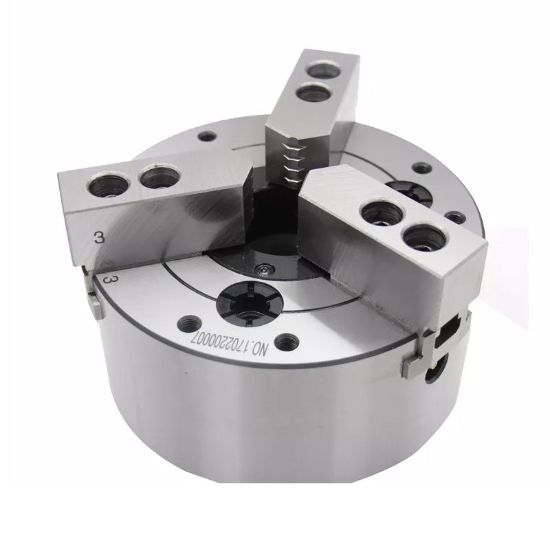 Hydraulic chuck 8 inch 6 inch 5 inch 10 inch 12 inch 15 inch 3 jaw solid hollow power chuck for CNC lathe soft jaw chuck