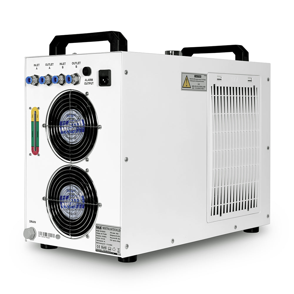 S&A CW5200 Water Cooler Industrial Chiller For CNC Spindle and Co2 Laser Cutting Engraving Machine