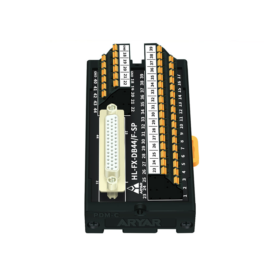 DB44 relay terminal block express wiring crimp for Delta B2 leisai invt inovance and other servo wiring Servo terminal block